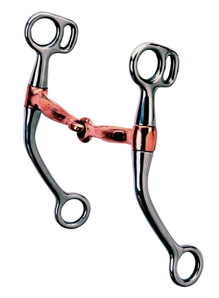 Weaver Leather Tom Thomb Snaffle Bit With Cooper Mouth
