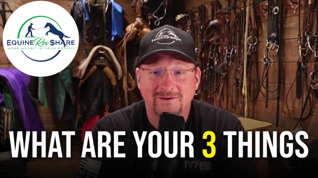 When Your Business Feels Like It’s Falling Apart: The Three Things Rule